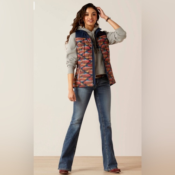 NWT Ariat Crius Insulated Vest-MIRAGE PRINT - Picture 11 of 11